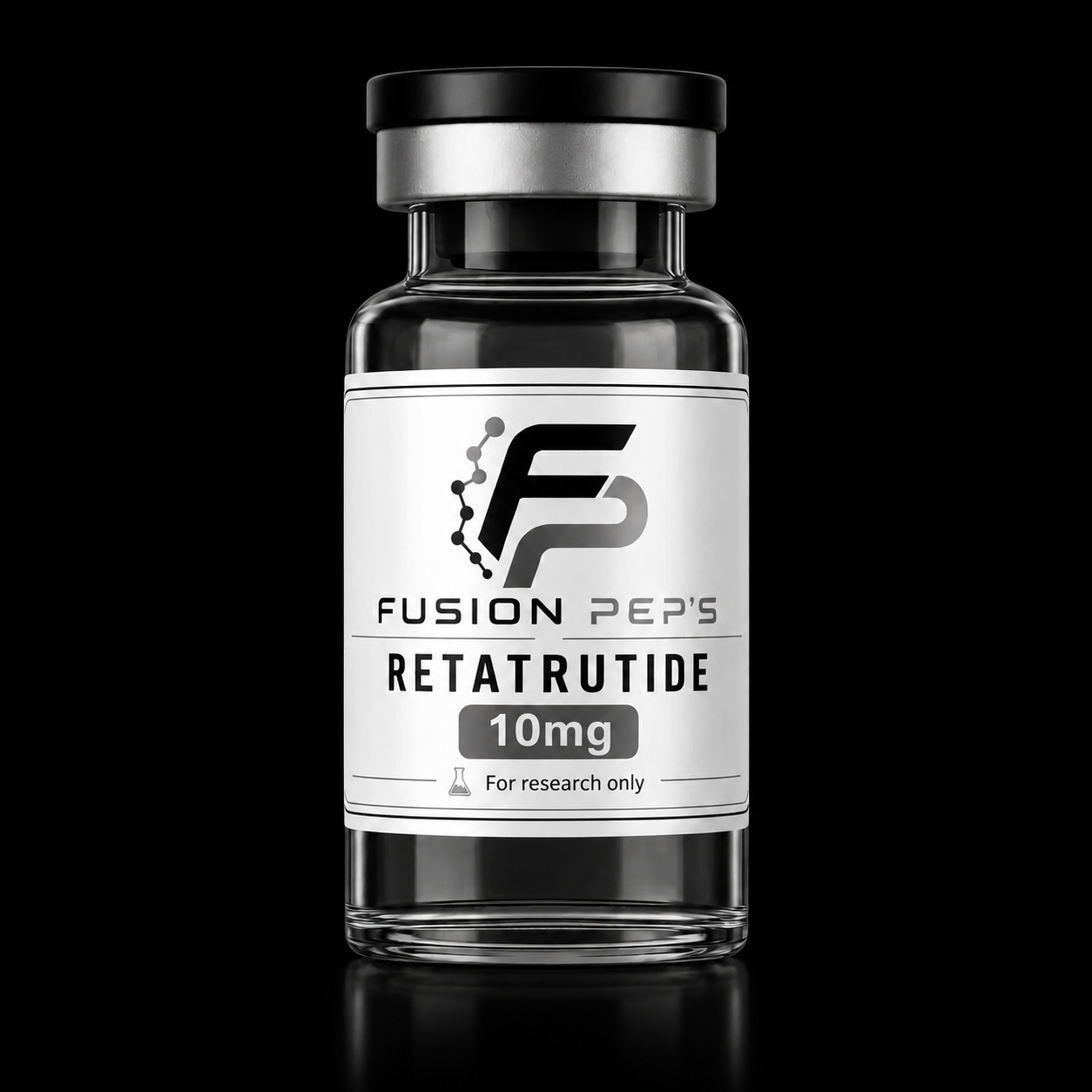 Flacon de Retatrutide 10 mg Fusion PEP'S